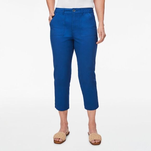Northern Reflections New With Tag‎ Size 10 Blue Cropped Pants - Picture 1 of 7